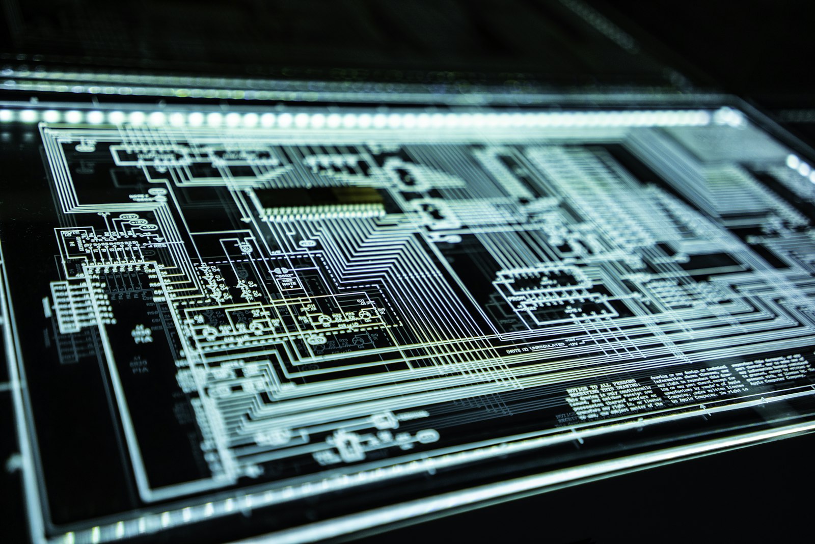 A dark circuit board, used here as a stand-in for software security