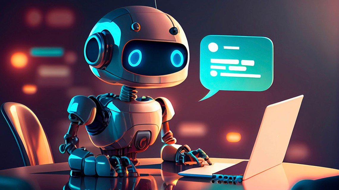 AI chatbot interface example