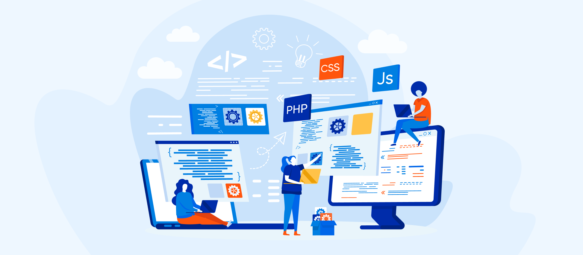 Full-code application development showcase