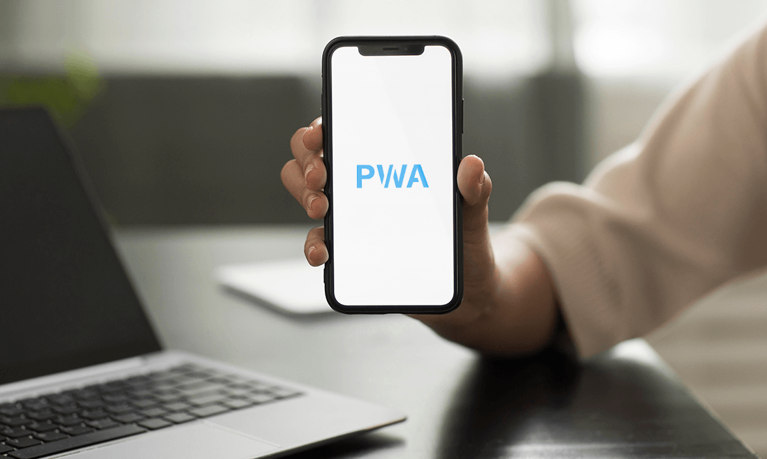 Progressive web application illustration